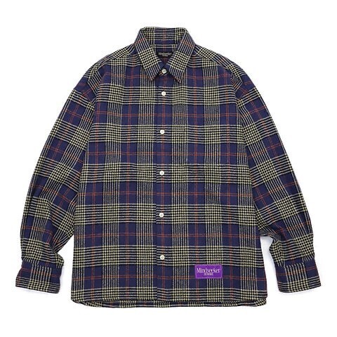 mindseeker Cotton Check Shirts / NAVY