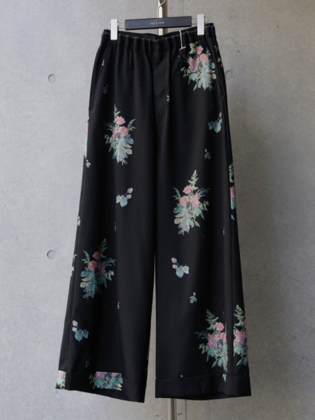 BED J.W. FORD Flower Pattern Wide Trousers