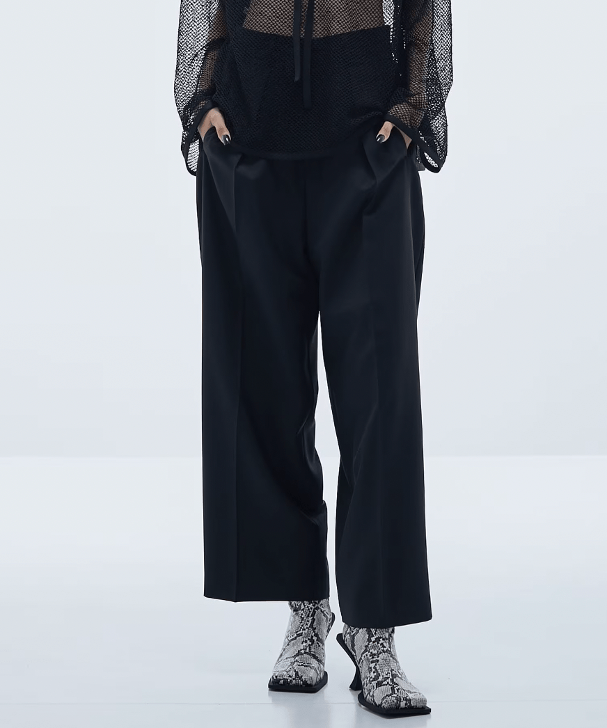 STUDIOUS Asymmetric Front Trousers