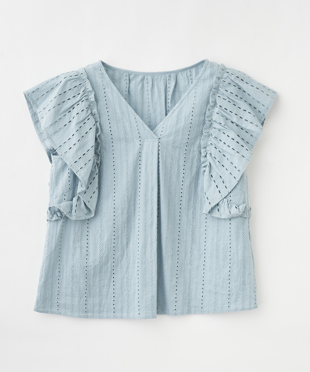 Stola. 穴あき刺繍ブラウス