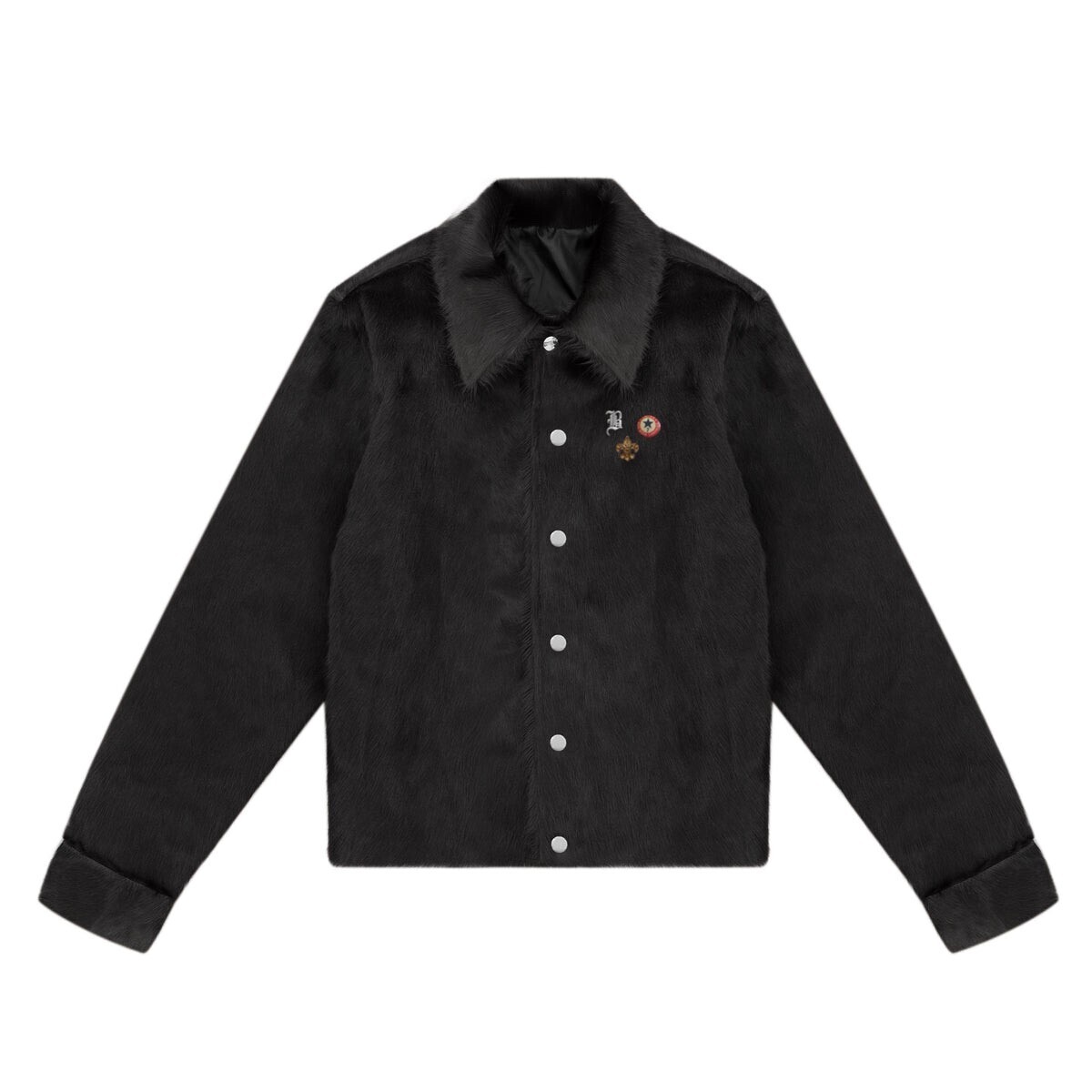 Bravest Studios BEAR FUR JACKET BLACK