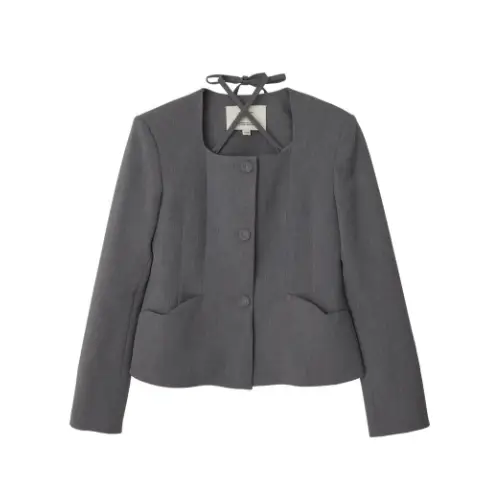 Ameri VINTAGE 2WAY SQUARE NECK CROP JACKET