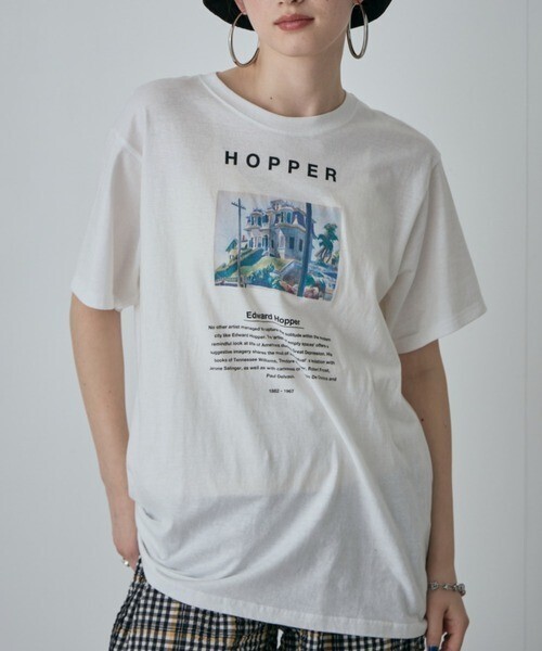 CREOLME Edward Hopper グラフィックTシャツ