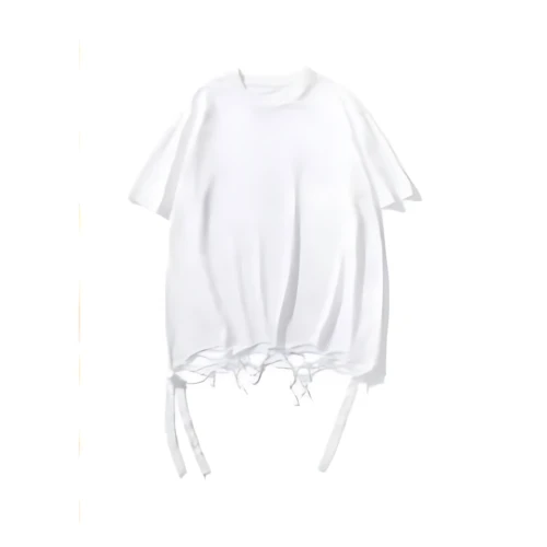 MAISON EMERALD ASIC TEE WHITE