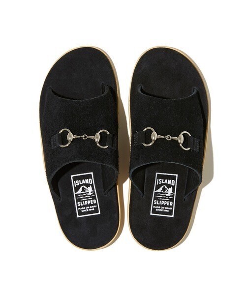 ISLAND SLIPPER アイランドスリッパ / PTS705BHR/BLACK/SILVER BIT