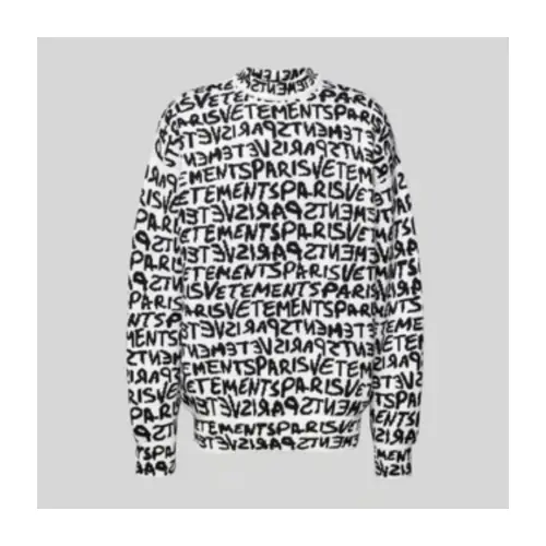 VETEMENTS スタンドカラー ウールセーター