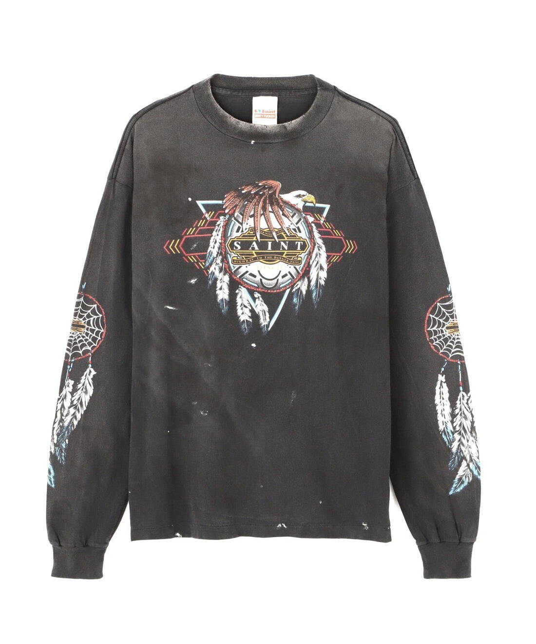 SAINT MICHAEL ML_LS TEE / SAINT DISCO BLACK