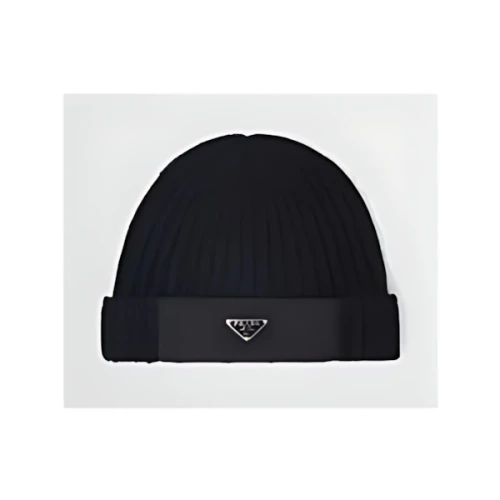 PRADA Re-Nylon ギャバジンxウール キャップ