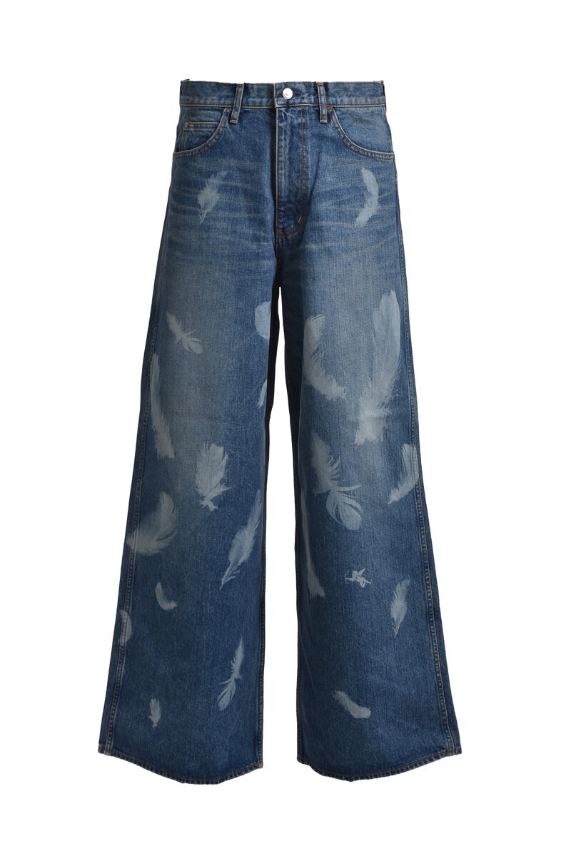 MASU "MASU BOYS" FEATHER BAGGY JEANS