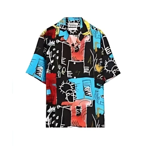 WACKO MARIA JEAN-MICHEL BASQUIAT / S/S HAWAIIAN SHIRT ( TYPE-3 )