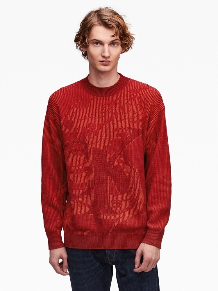 Calvin Klein ファッションドラゴンセーター