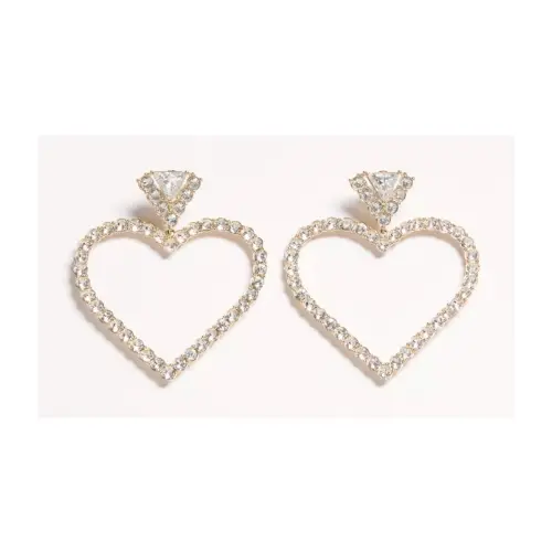 VALENTINO クールロイヤル メタル x スワロフスキークリスタル ピアス
