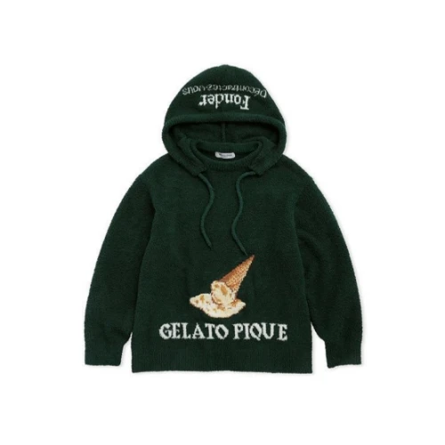 Gelato pique ベビモコモチーフジャガードフーディー