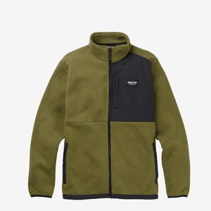 BURTON Men’s Burton Hayrider Sweater Full-Zip Fleece