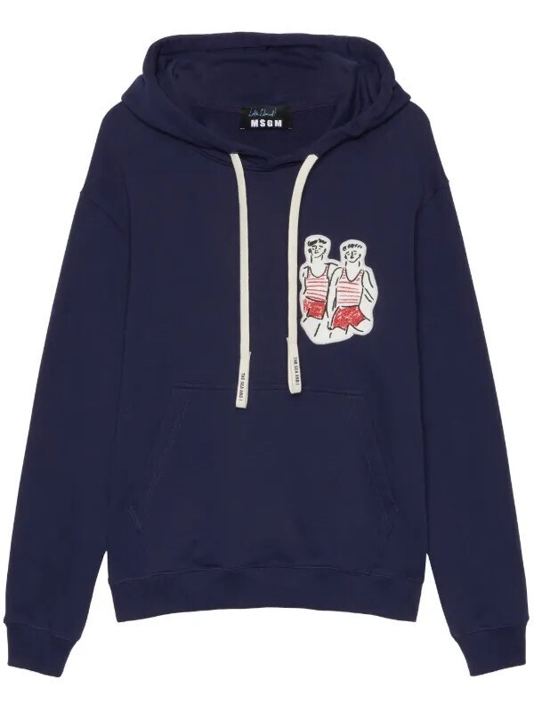 MSGM パッチディテール パーカー