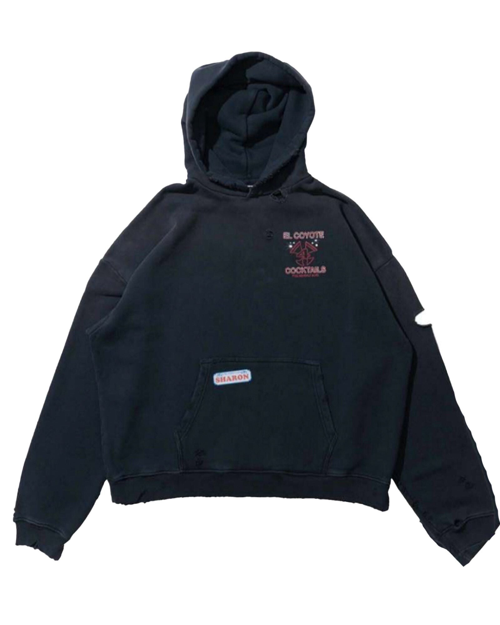 Paly Hollywood VALLEY OF DOLLS HOODED SWEATSHIRT / BLACK