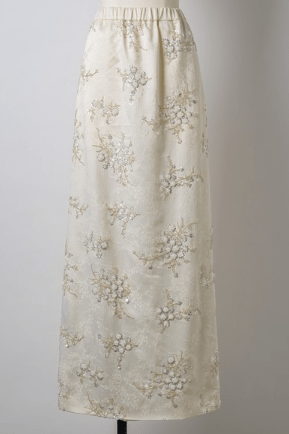 yae Flower embroidery skirt