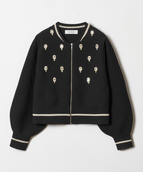 LOULOU WILLOUGHBY ニットブルゾン