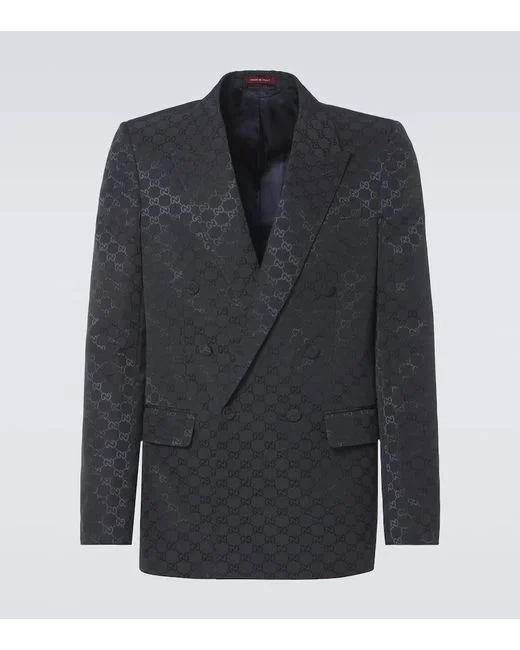 GUCCI GG Cotton-Blend Blazer