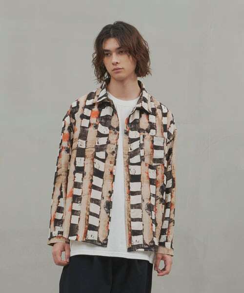 Revo. Retro Total Pattern Print Relaxed Fit Rayon Touch Patterned