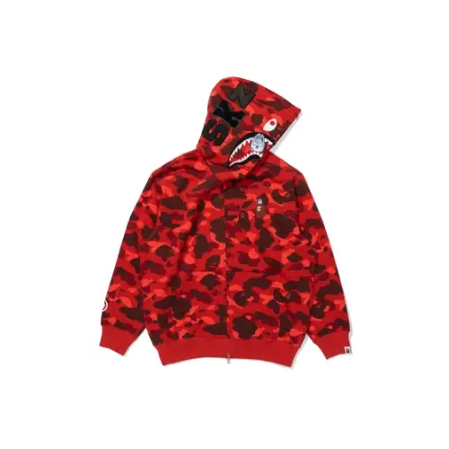 A BATHING APE × Stray Kids WOLF CHAN SHARK RELAXED FIT FULL ZIP HOODIE