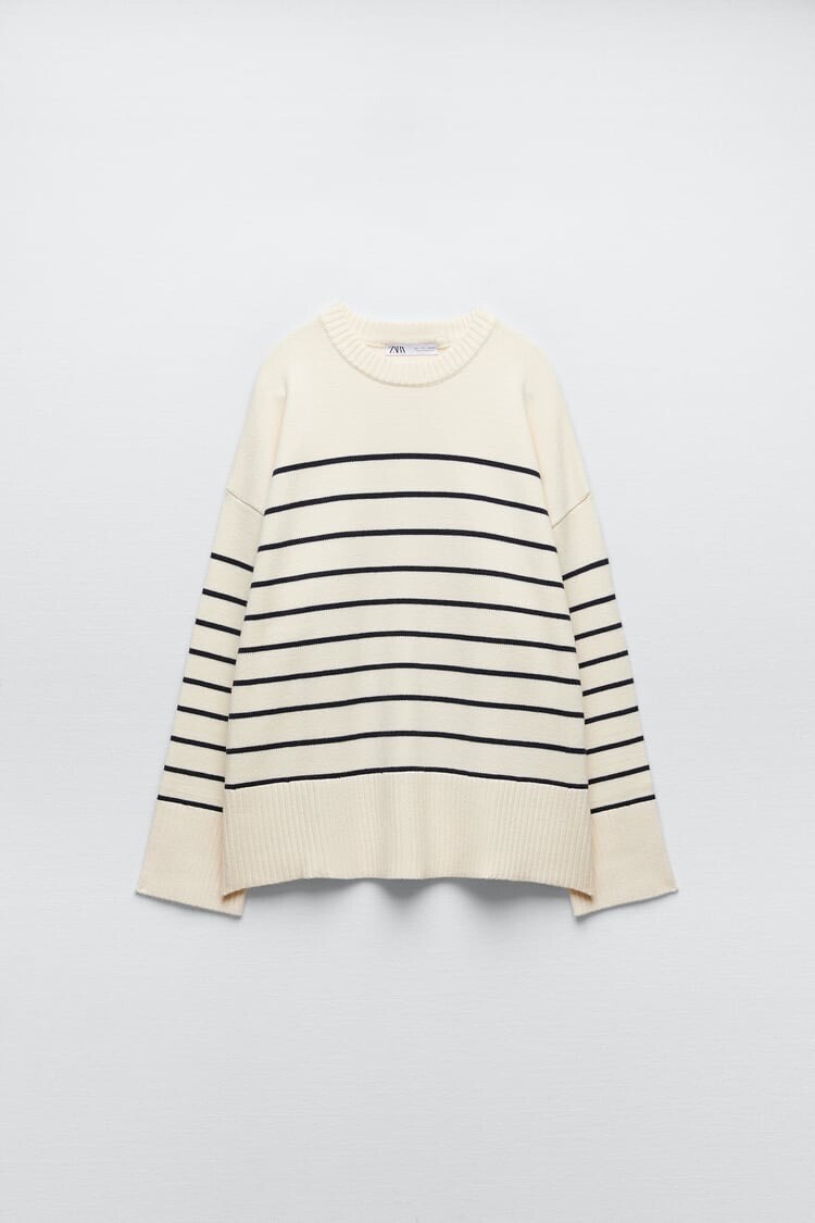 ZARA ボーダーニットセーター