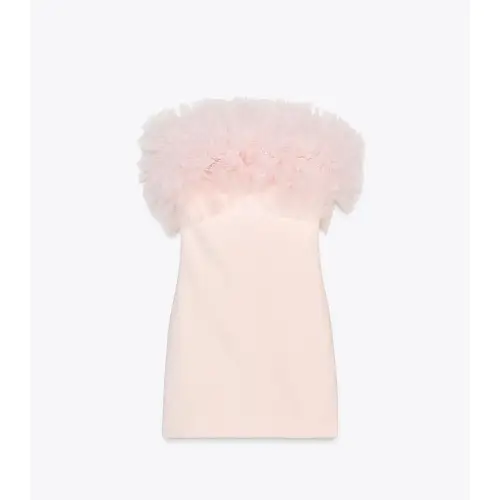 ZARA ボリュームチュールショートワンピース