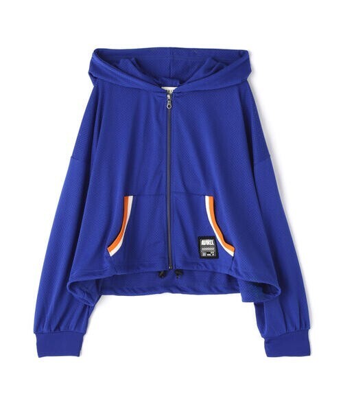 AVIREX OVER SIZE MESH ZIP PARKA