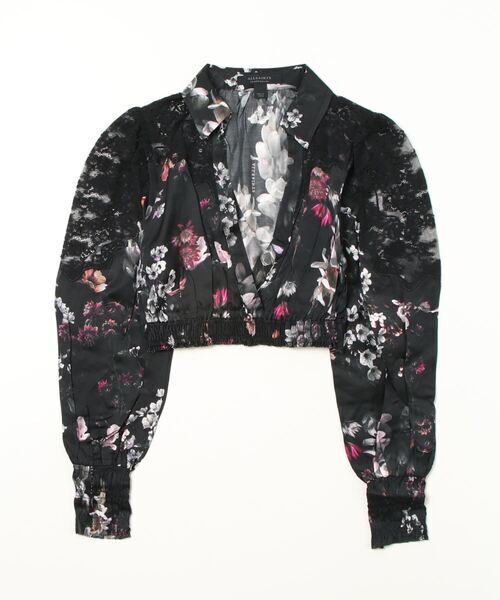 ALLSAINTS SAZ SILVIUS CROP TOP