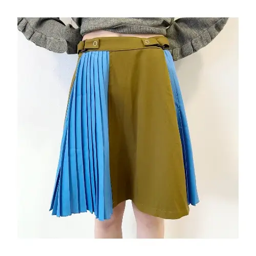 NON TOKYO ADUSTER PLEATS MINI SKIRT