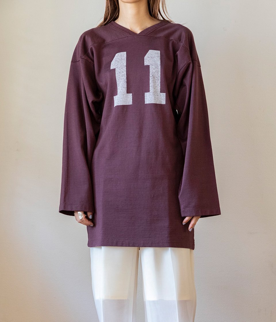 PHEENY “Football L/S Tee” フットボールロングスリーブTシャツ