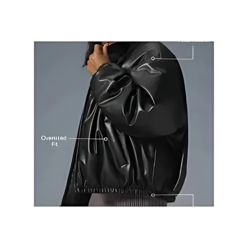 Alo Yoga Faux Leather Premier Bomber