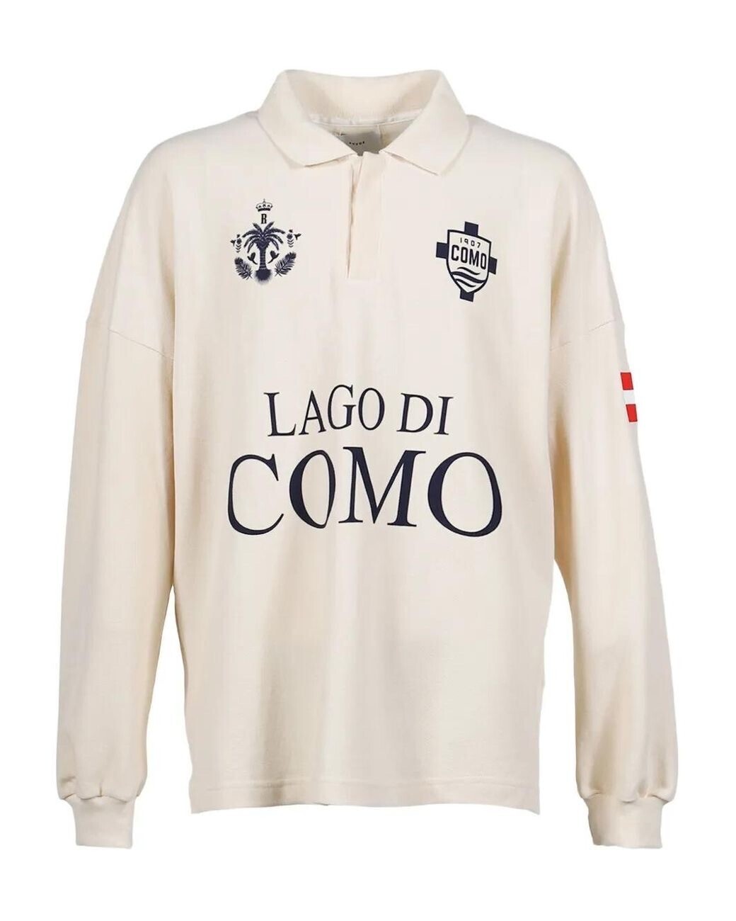 Rhude メンズ ホワイト Lago Di Como ポロシャツ