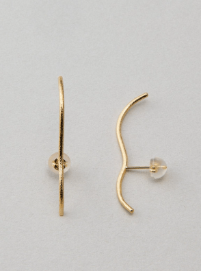 ete bijoux K18YG ドロー ピアス