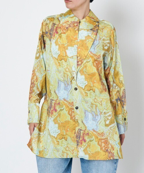 PONTI PONTI Mineral Print Shirt