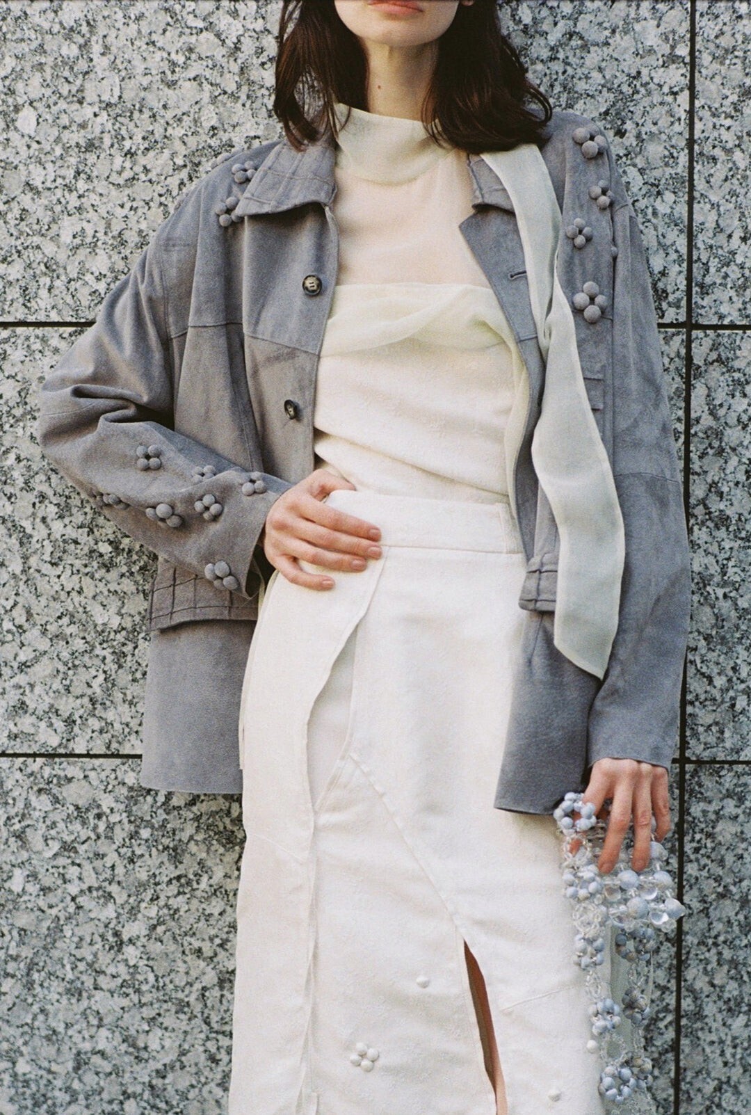 Riv nobuhiko DORJE SUEDE JACKET