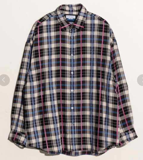 MAISON SPECIAL Mall Tartan Check Prime-Over Shirt