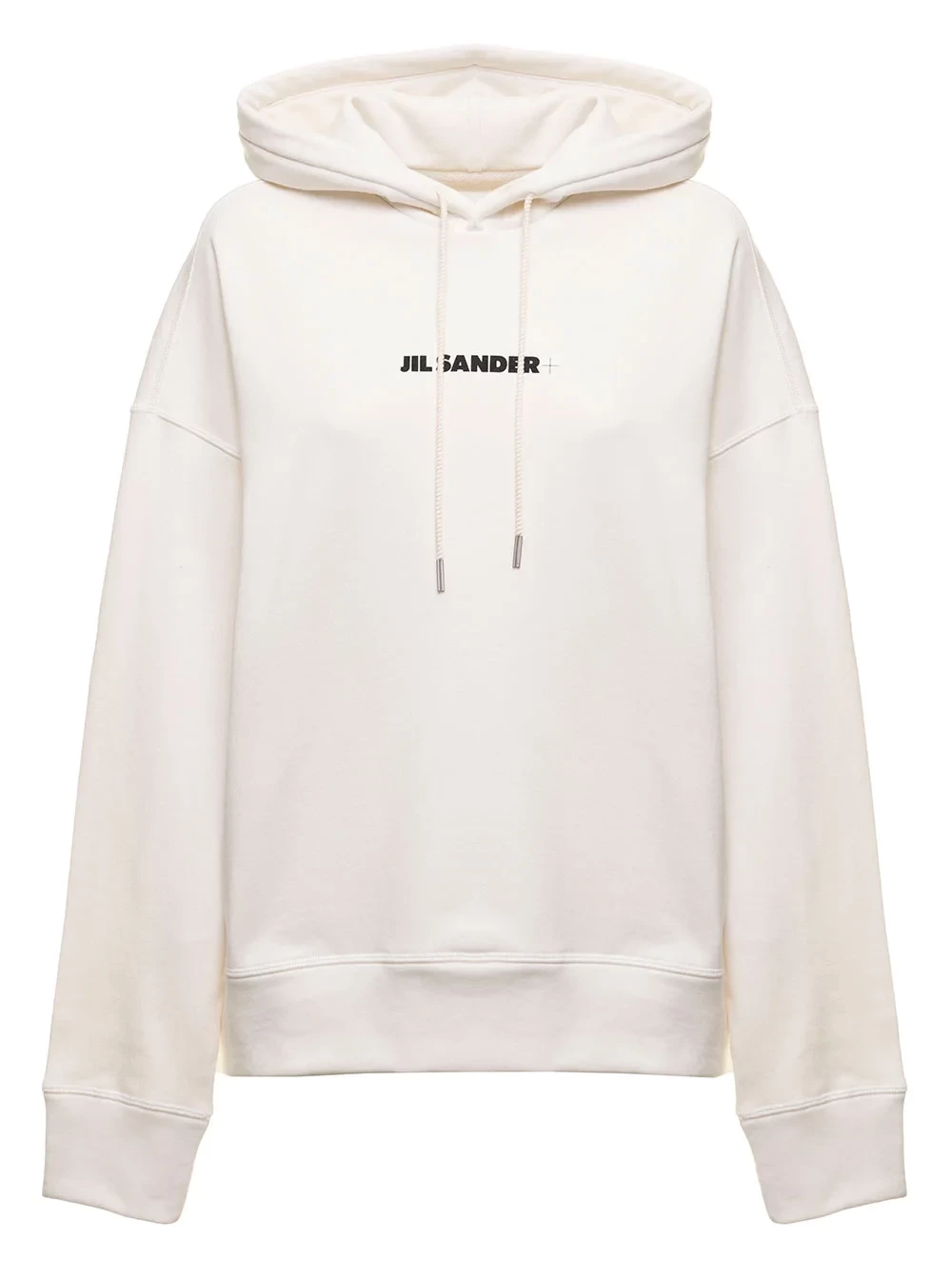 Jil Sander ロゴ プリント ドローストリング フーディ