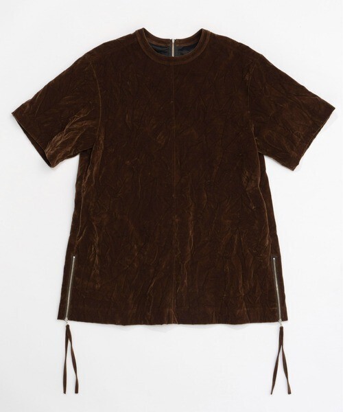 MAISON SPECIAL Washer Processing Velor Tunic