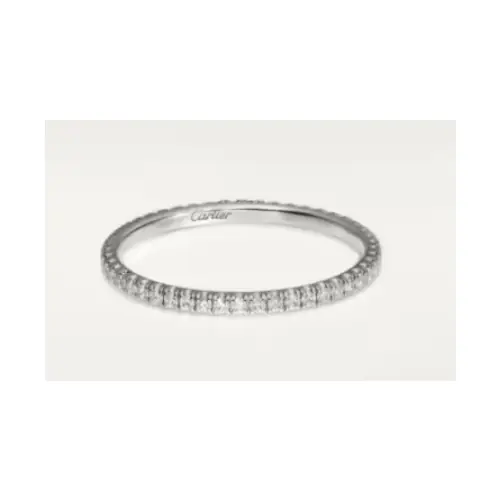 Cartier エタンセル ドゥ カルティエ ウェディングリング、幅1.5mm、パヴェセッティング