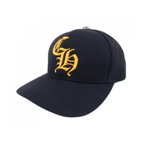 Chrome Hearts 6 Panel On Field CH White Baseball Cap