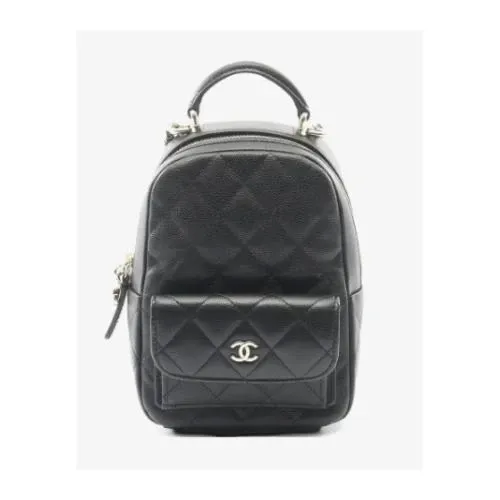 CHANEL Chanel Lambskin Quilted CC Mini Classic Backpack