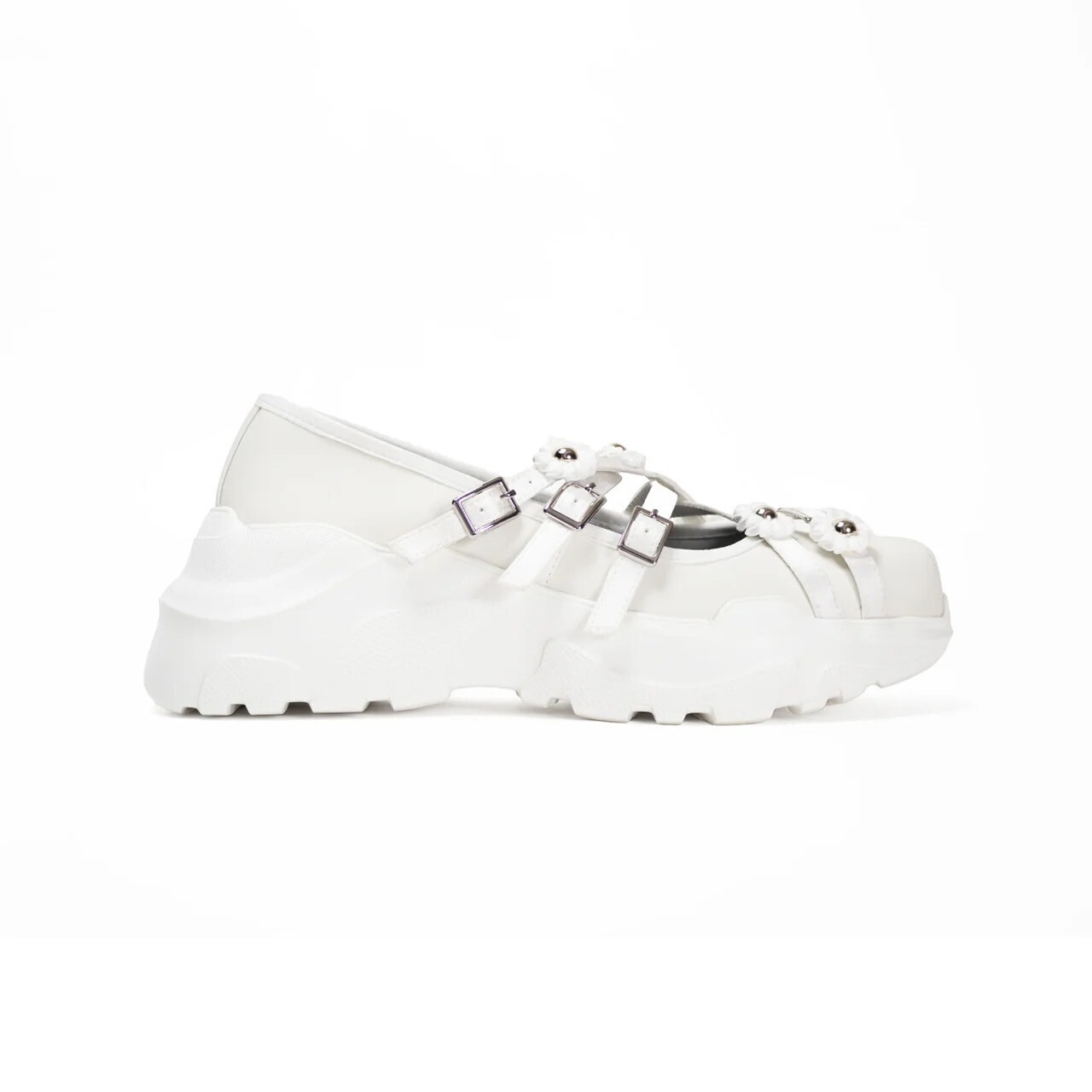 AKIKOAOKI FLORA WHITE×WHITE×WHITE
