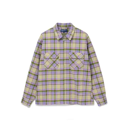 BoTT Zip-Up Flannel Shirt