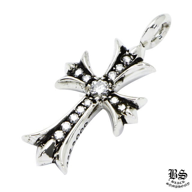 CHROME HEARTS クロムハーツ タイニーCHクロスチャーム with パヴェダイヤモンド