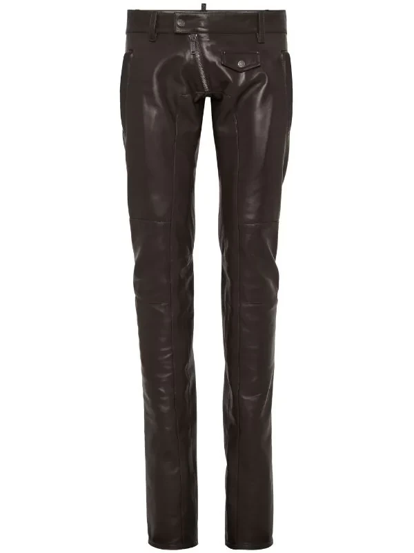 DSQUARED2 スキニー レザーパンツ