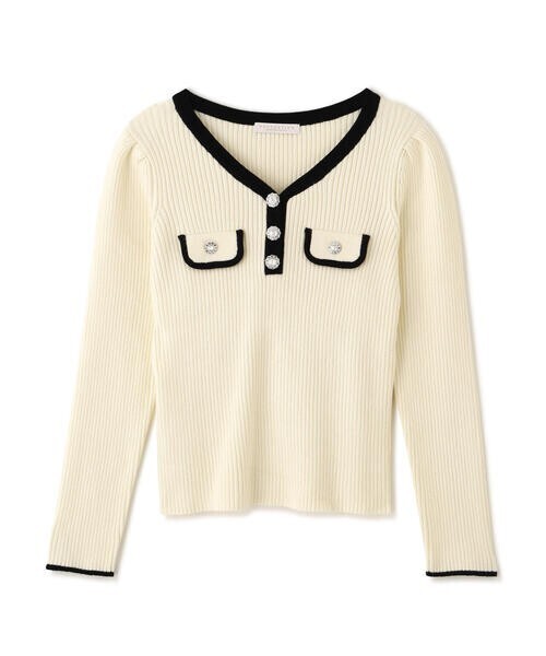 PROPORTION BODY DRESSING フラップポケット付きニット