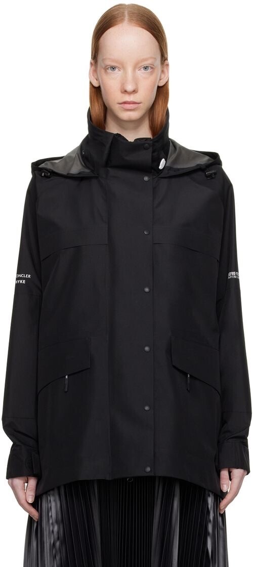 Moncler Genius 4 Moncler HYKEコレクション ブラック ブリーザブル ジャケット
