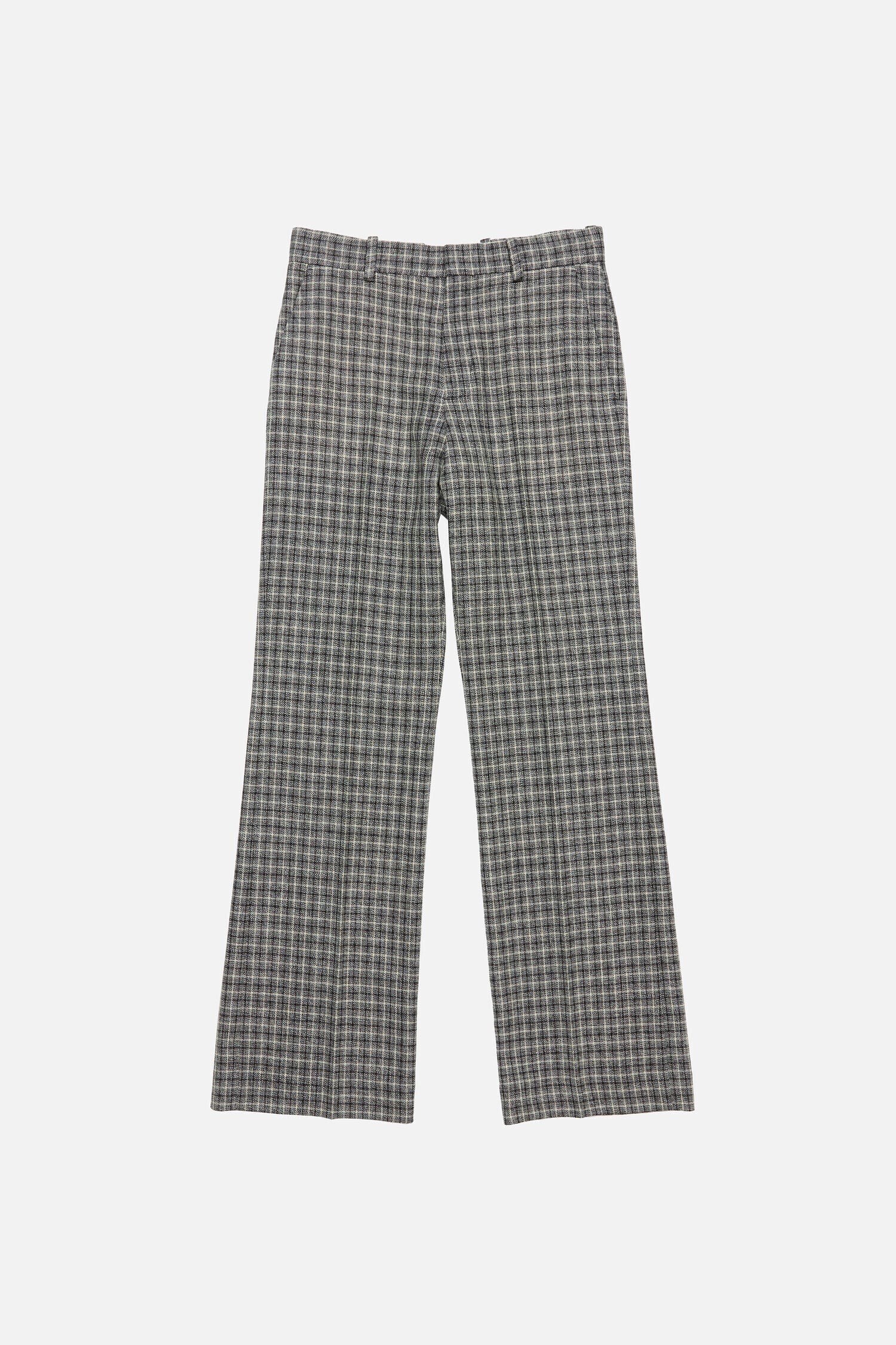 Acne Studios ウールチェックトラウザーズ