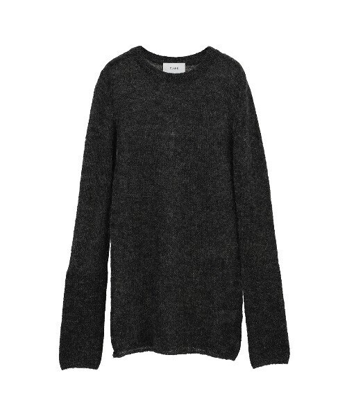 CLANE GRADATION SLEEVE MOHAIR KNIT TOPS